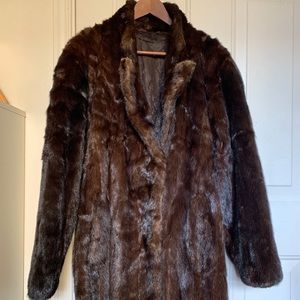 Genuine Fur Coat Size S/M
